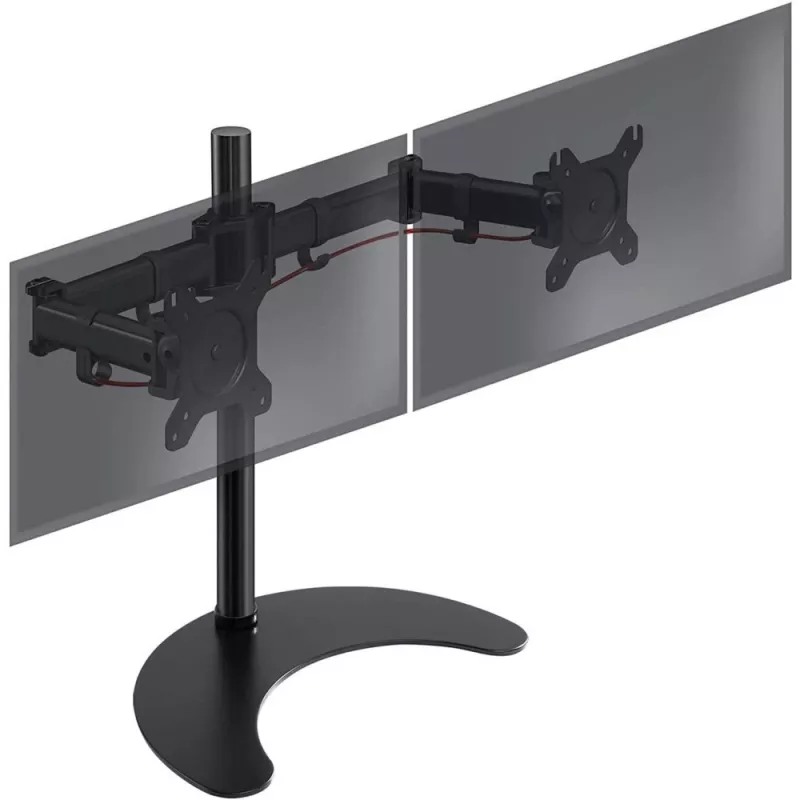 Techly stalo stovas 2 monitoriams 13-27 col. su pagrindu a.400m ICA-LCD 3410 68,6 cm (27 col.) juodas