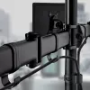 Techly stalo stovas 2 monitoriams 13-27 col. su pagrindu a.400m ICA-LCD 3410 68,6 cm (27 col.) juodas