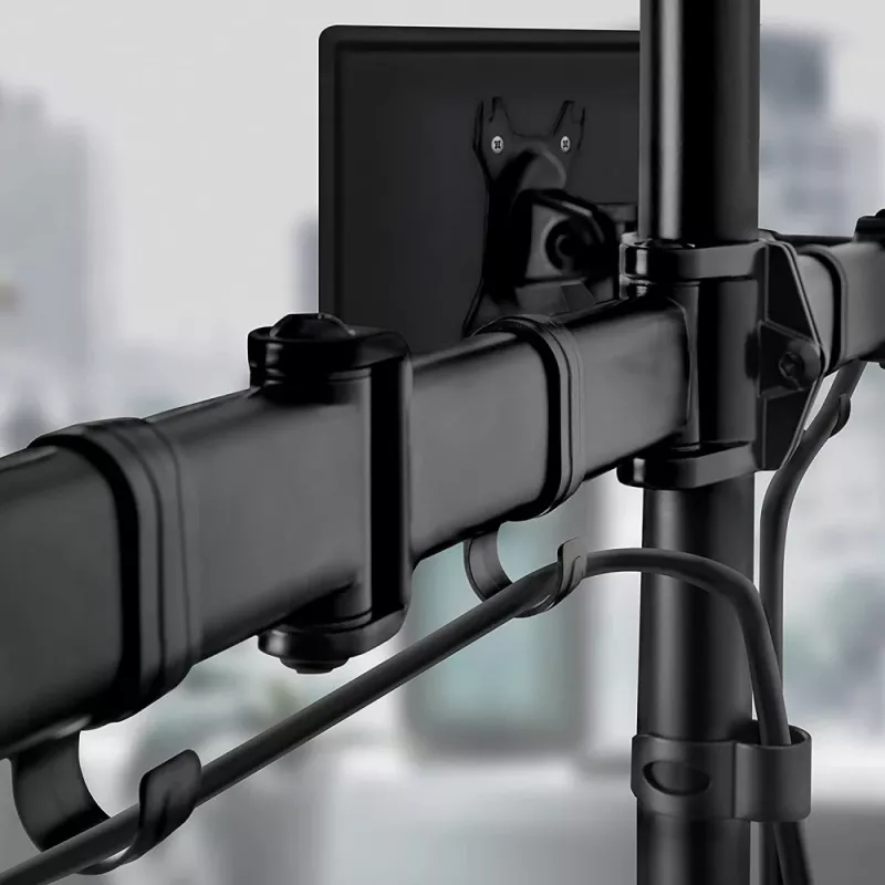 Techly stalo stovas 2 monitoriams 13-27 col. su pagrindu a.400m ICA-LCD 3410 68,6 cm (27 col.) juodas