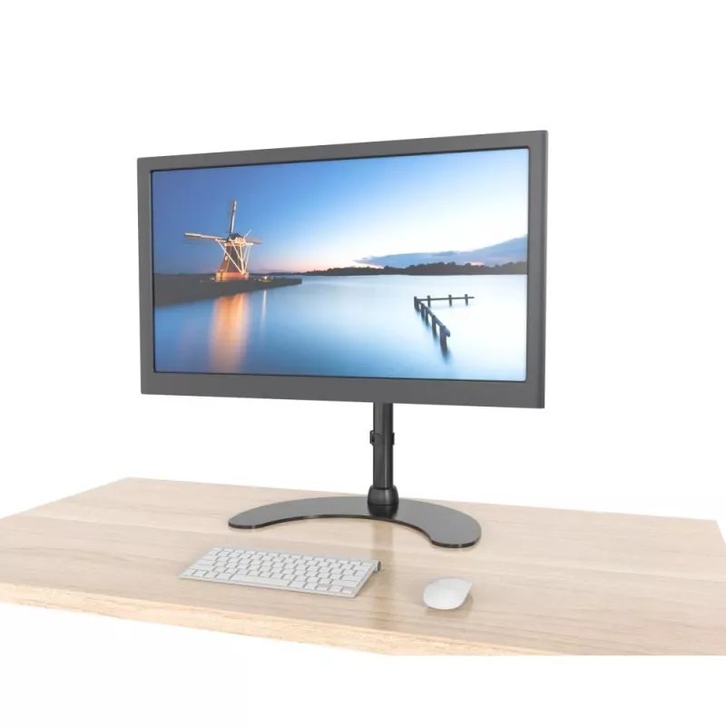 Techly Stalo stovas 1 monitoriui 13–27 colių su pagrindu a.400 mm ICA-LCD 3400 68,6 cm (27 coliai) Juoda