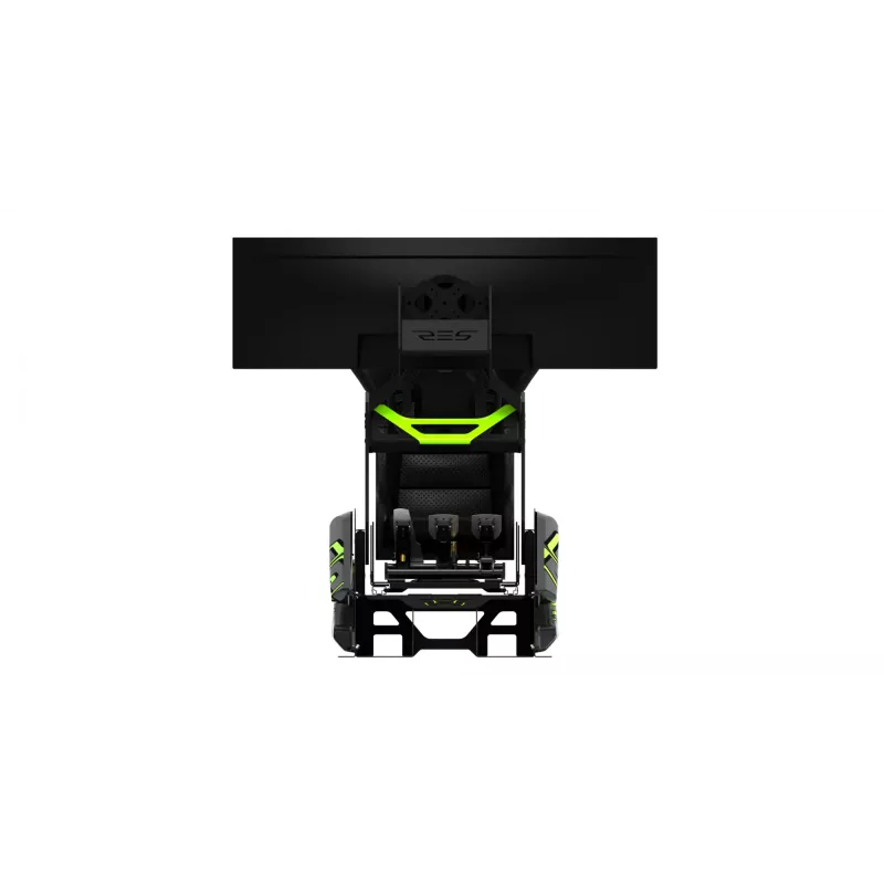 Res-Tech GT COCKPIT VR-46 LIMITED EDITION, Lenktynių simuliatoriaus kabina, Juoda, Žalia, Akrilonitrilo butadieno stirenas (ABS), Aliuminis, 1580 mm, 650 mm, 52 kg