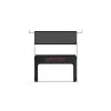 Res-Tech X1-GT RES STALAS, juoda, aliuminis, 13 kg, Italija