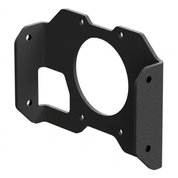 Res-Tech X1-GT PLATE ADAPTER FANATEC CSL, lenktyninio vairo pagrindo laikiklis, juoda, plienas, Fanatec CSL DD ir Fanatec GT PRO