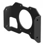 Res-Tech X1-GT PLATE ADAPTER FANATEC CSL, lenktyninio vairo pagrindo laikiklis, juoda, plienas, Fanatec CSL DD ir Fanatec GT PRO