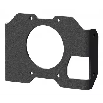 Res-Tech X1-GT PLATE ADAPTER FANATEC CSL, lenktyninio vairo pagrindo laikiklis, juoda, plienas, Fanatec CSL DD ir Fanatec GT PRO