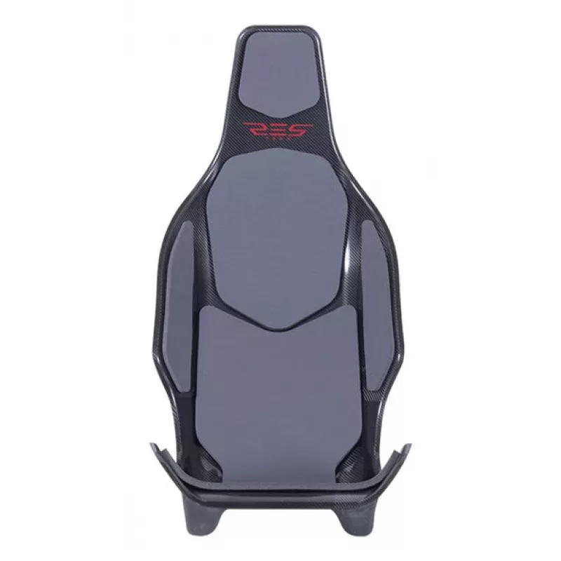 Res-Tech X1 CARBON SEAT - Pilka, Lenktyninė sėdynė, Pilka, Anglies pluoštas, Neoprenas