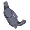Res-Tech X1 CARBON SEAT - Pilka, Lenktyninė sėdynė, Pilka, Anglies pluoštas, Neoprenas