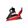 Res-Tech GT COCKPIT WITH X1 CARBON SEAT (BUNDLE). Racing cockpit, Juoda, Anglies, Raudona, Akrilonitrilo butadieno stirenas (ABS), Aliuminis, 1580 mm, 650 mm, 52 kg