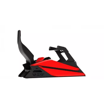 Res-Tech GT COCKPIT WITH X1 CARBON SEAT (BUNDLE). Racing cockpit, Juoda, Anglies, Raudona, Akrilonitrilo butadieno stirenas (ABS), Aliuminis, 1580 mm, 650 mm, 52 kg