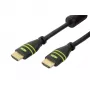 Techly 2 m didelės spartos HDMI laidas su Ethernet A/A M/M feritiniu filtru ICOC HDMI-FR-020