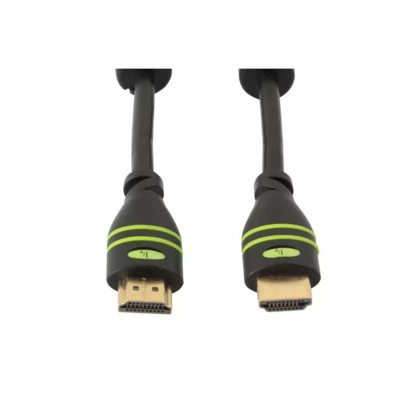 Techly 2 m didelės spartos HDMI laidas su Ethernet A/A M/M feritiniu filtru ICOC HDMI-FR-020