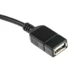 Techly USB2.0 OTG kabelis A lizdas / Micro B kištukas 0,2 m ICOC UOTG-194