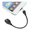 Techly USB2.0 OTG kabelis A lizdas / Micro B kištukas 0,2 m ICOC UOTG-194