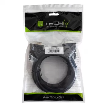 Techly Monitor kabelis DVI Analog Digital M / M Dual Link 1.8 m (DVI-I) ICOC DVI-8900