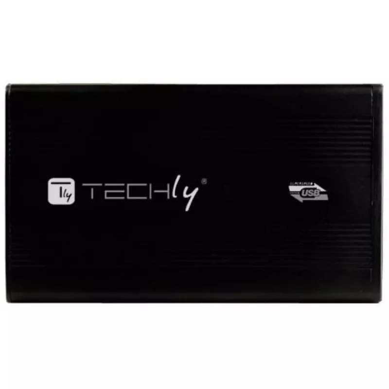 Techly External Box USB 3.0 2.5 SATA” I-CASE SU3-25B, 2,5 col., Serial ATA, 5 Gbit/s, juoda