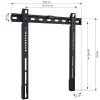 Techly tvirtinimo prie sienos laikiklis UltraSlim LED TV LCD 23-55 inch juodas ICA-PLB 140M