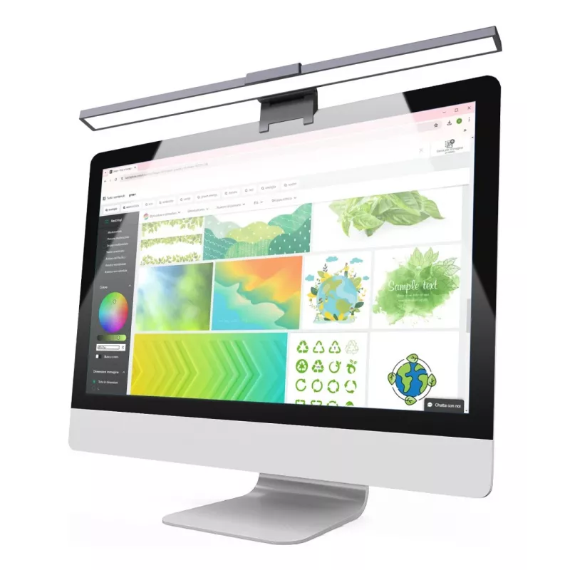 Techly I-LAMP-DSK11 monitoriaus šviestuvas juodas 66 250 lm