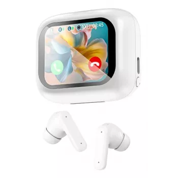 Techly ICC SB-BLT08W ausinės / ausinės su mikrofonu True Wireless Stereo (TWS) į ausis įdedamos Skambučiai / muzika Bluetooth Baltos