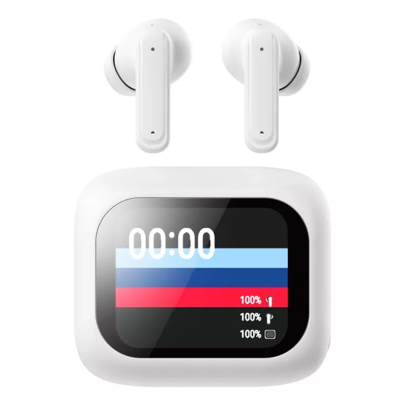 Techly ICC SB-BLT08W ausinės / ausinės su mikrofonu True Wireless Stereo (TWS) į ausis įdedamos Skambučiai / muzika Bluetooth Baltos