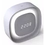 „Techly IC-CLOCK-56WH“ žadintuvas Skaitmeninis žadintuvas Pilka, Balta