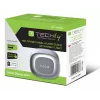 „Techly IC-CLOCK-56WH“ žadintuvas Skaitmeninis žadintuvas Pilka, Balta