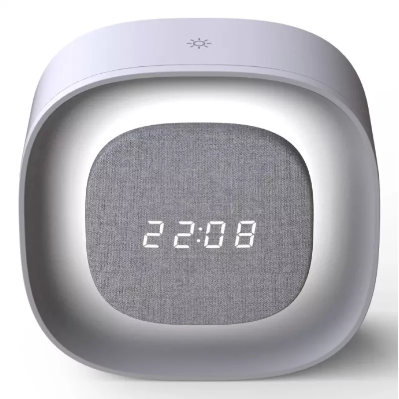 „Techly IC-CLOCK-56WH“ žadintuvas Skaitmeninis žadintuvas Pilka, Balta