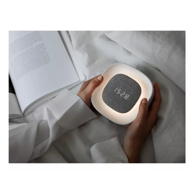 „Techly IC-CLOCK-56WH“ žadintuvas Skaitmeninis žadintuvas Pilka, Balta