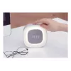 „Techly IC-CLOCK-56WH“ žadintuvas Skaitmeninis žadintuvas Pilka, Balta