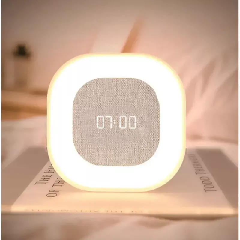 „Techly IC-CLOCK-56WH“ žadintuvas Skaitmeninis žadintuvas Pilka, Balta