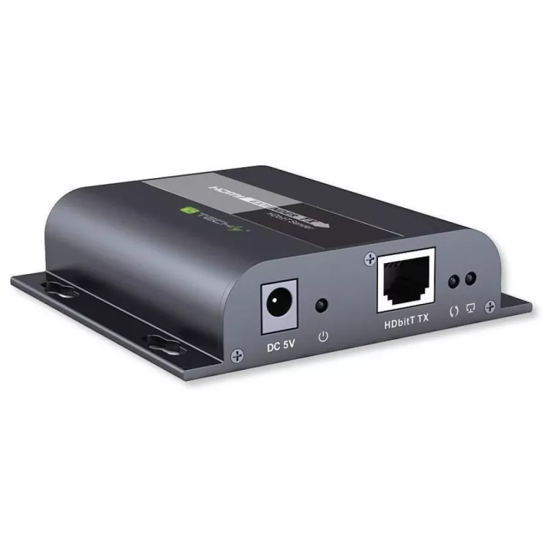 Techly IDATA-EXTIP-383V4 AV siųstuvas ir imtuvas Juoda