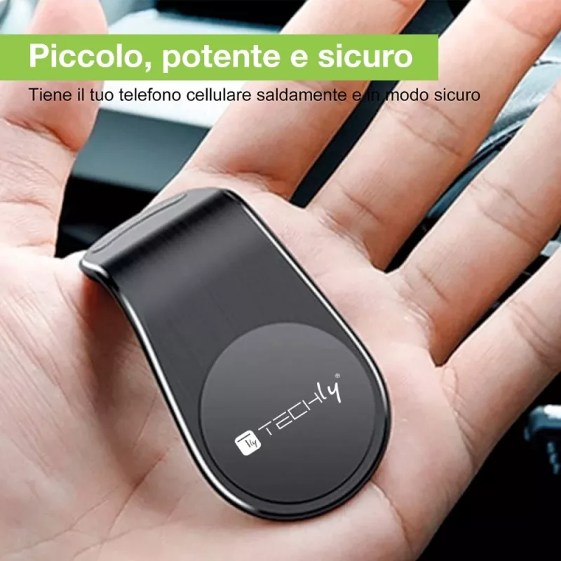 „Techly I-SMART-UNIALTY“ laikiklis Pasyvus laikiklis Mobilusis telefonas / išmanusis telefonas Juoda