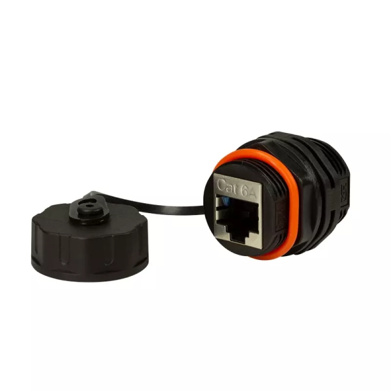 Techly IWP-MD C6A-IPPANT kabelio jungčių adapteris RJ45, juodas
