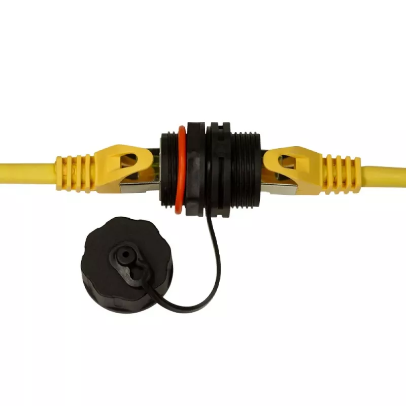 Techly IWP-MD C6A-IPPANT kabelio jungčių adapteris RJ45, juodas