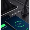 Techly Mini automobilinis įkroviklis 2 prievadų USB-A Quick Charge 3.0 36W juodo metalo