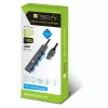 Techly IUSB32-HUB4A-4U3SL nešiojamojo kompiuterio dokas / prievadų daugintuvas Laidinis USB 3.2 Gen 1 (3.1 Gen 1) Type-A Pilka