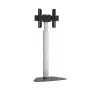 Techly grindų stovas televizoriams nuo 32 colių iki 65 colių, 165,1 cm (65 coliai), 400 x 200 mm, 600 x 400 mm, 90°, aliuminis, juoda, sidabrinė