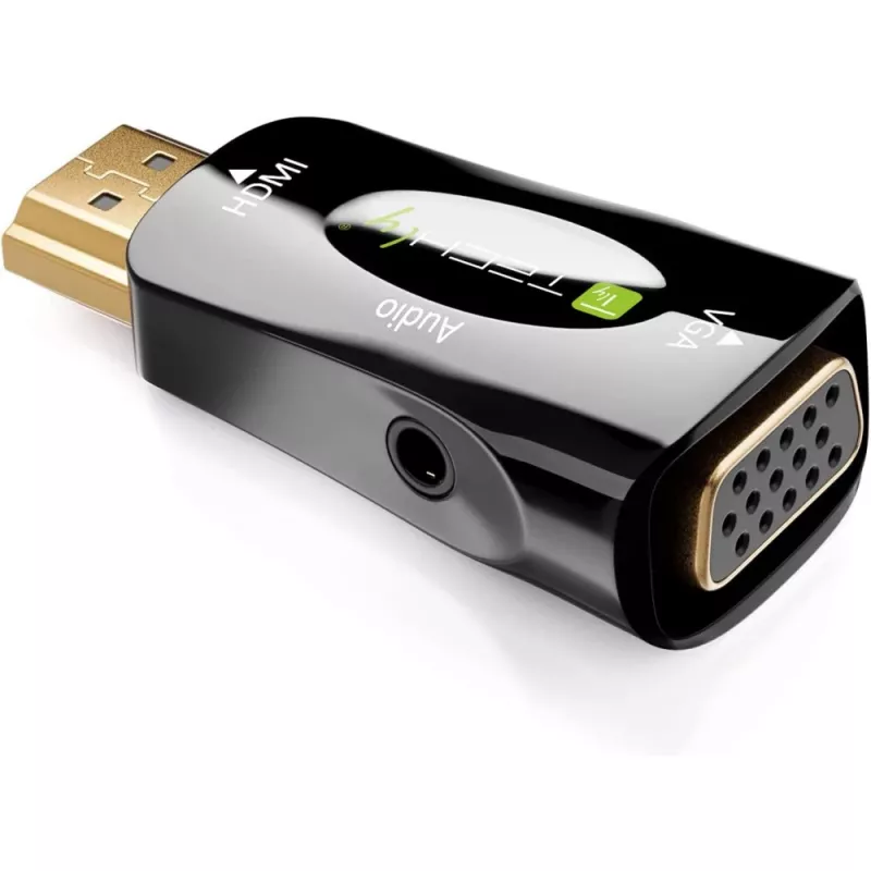 Techly IDATA HDMI-VGA2MABT2 vaizdo signalo keitiklis Pasyvus vaizdo keitiklis 1920 x 1080 pikselių