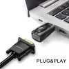 Techly IDATA HDMI-VGA2MABT2 vaizdo signalo keitiklis Pasyvus vaizdo keitiklis 1920 x 1080 pikselių