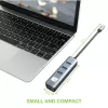 Techly IDATA USB-ETGIGA3CA nešiojamojo kompiuterio dokas / prievadų replikatorius Laidinis USB 3.2 Gen 1 (3.1 Gen 1) Type-A + Type-C Juoda, Sidabrinė
