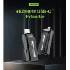 Techly IDATA EXT-600HC AV plėstuvas AV siųstuvas ir imtuvas Juodas