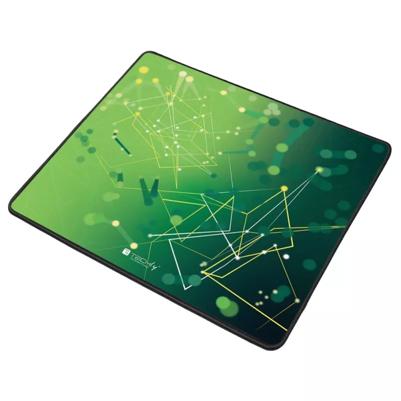 Techly ICA-MP GLASS1 pelės kilimėlis Žaidimų pelės kilimėlis Žalias