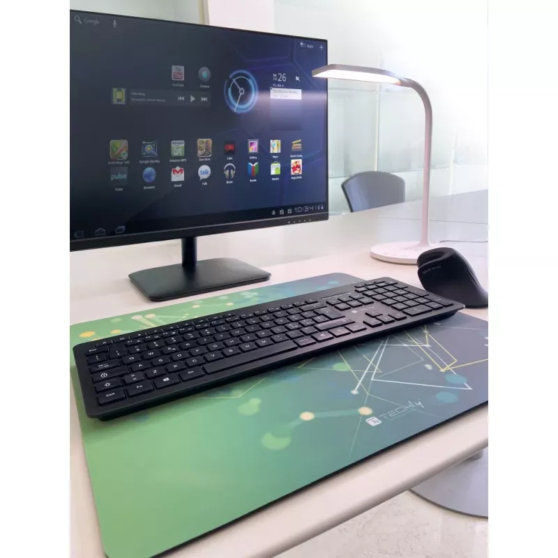 Techly ICA-MP GLASS1 pelės kilimėlis Žaidimų pelės kilimėlis Žalias