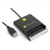 Techly I-CARD CAM-USB2TY2 išmaniųjų kortelių skaitytuvas Vidaus USB USB Type-A Juoda