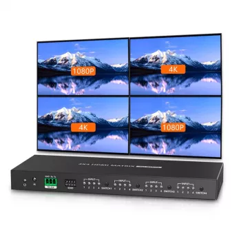 Techly IDATA HDMI-MX44 matricos perjungiklis AV matricos perjungiklis 4 W