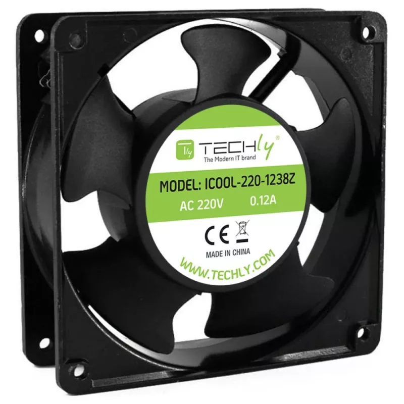 Techly ICOOL-220-1238Z kompiuterio aušinimo sistemos dalis / priedas Ventiliatoriaus modulis