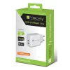 Techly IPW-USB-2C35W mobiliojo įrenginio įkroviklis Nešiojamasis kompiuteris, Išmanusis telefonas, Planšetinis kompiuteris Balta Kintamoji srovė Greitasis įkrovimas Vidinis