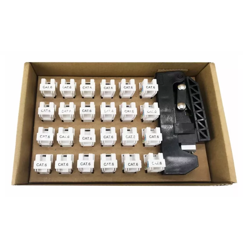 Techly IWP-KIT-C6U90 keystone modulis