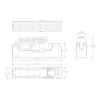 Techly IWP-KIT-C6U90 keystone modulis