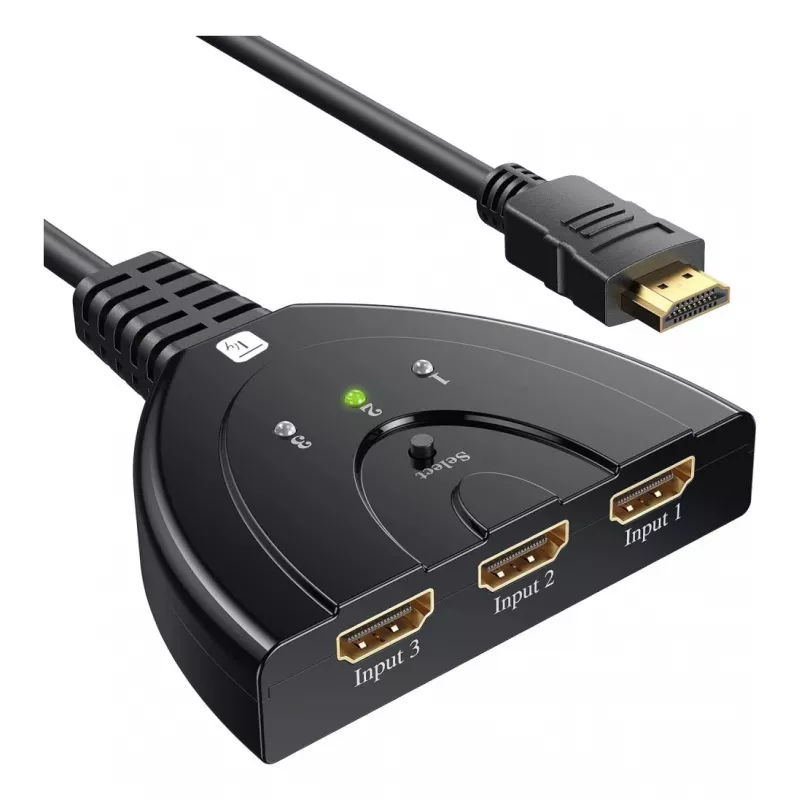 Techly IDATA HDMI-3F8K vaizdo perjungiklis