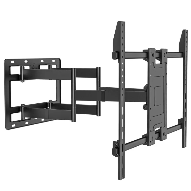 Techly sieninis laikiklis 55-100 colių Full-Motion LED LCD televizoriui, 300 x 300 mm, 900 x 600 mm, 0 - 7°, 120°, Plienas, Juoda